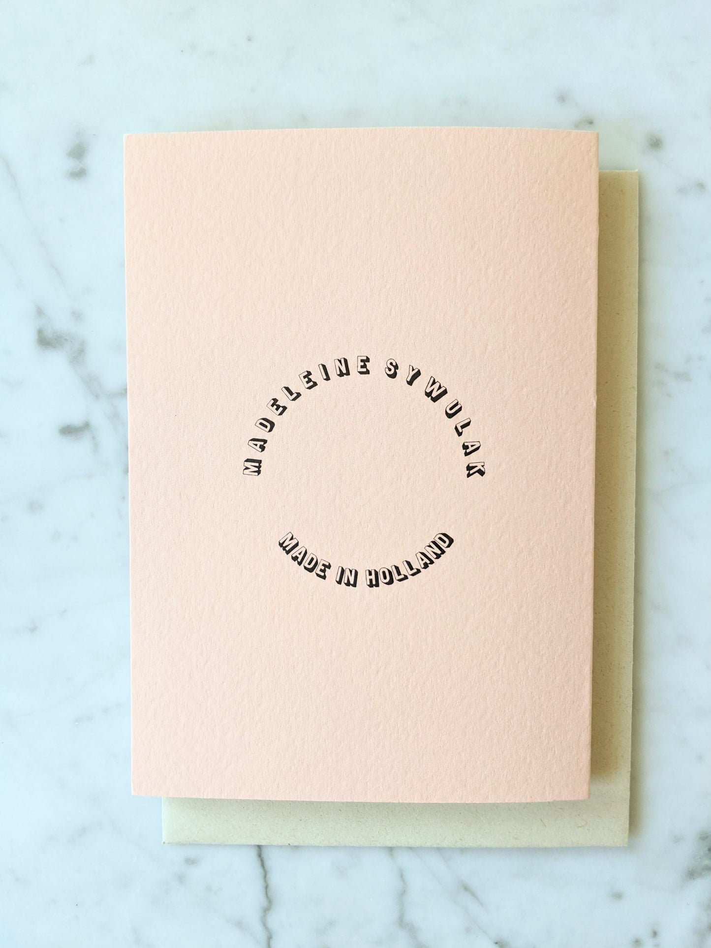 Happy Birthday Cupcake Peach Card