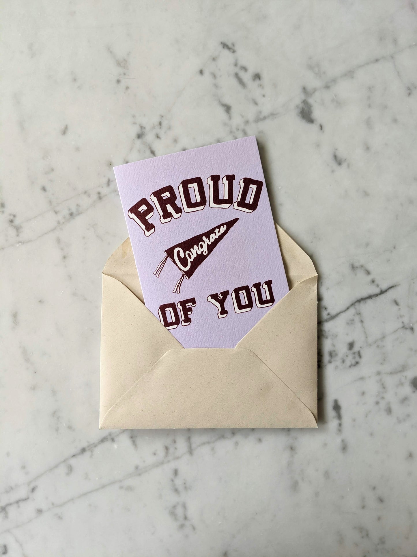 Proud of You - Burgundy