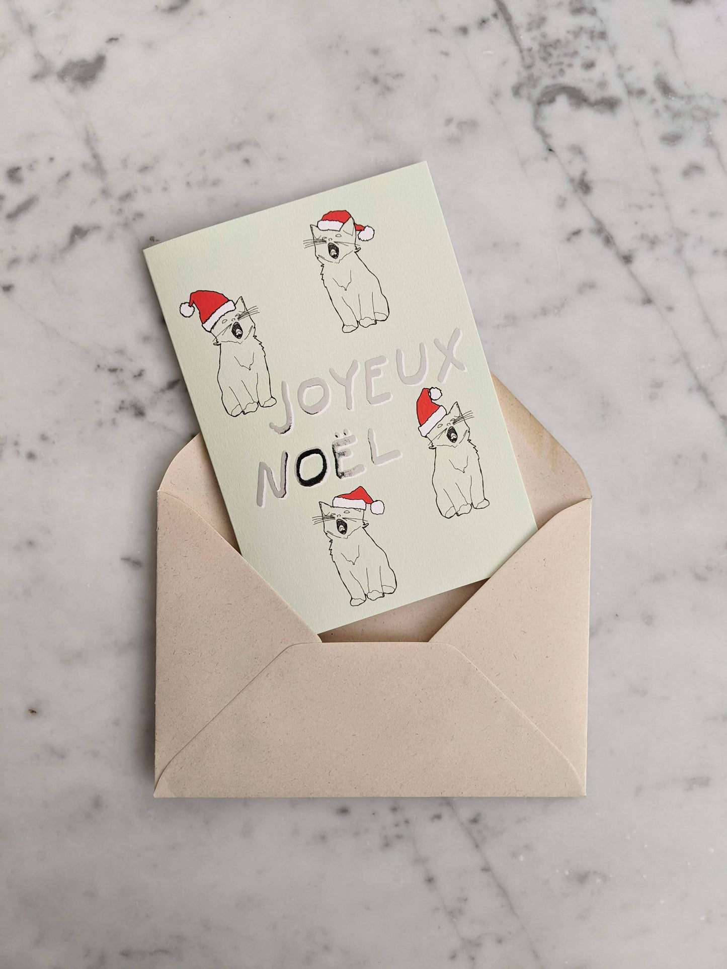 Joyeux Noël Kittens Card