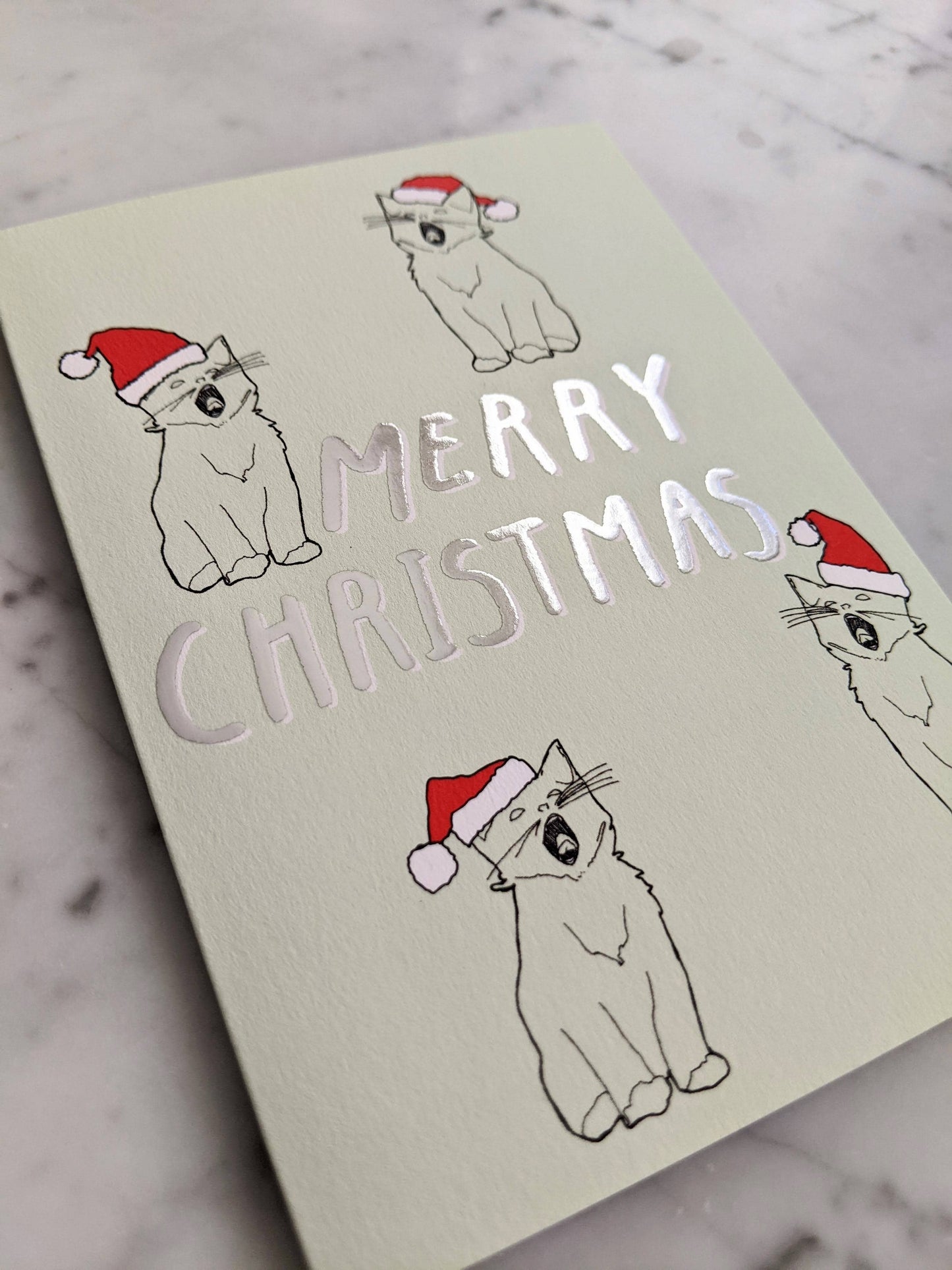 Merry Christmas Kittens Card