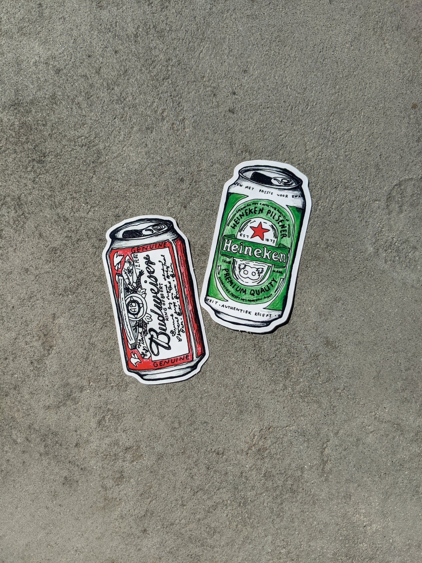 Baby beer sticker