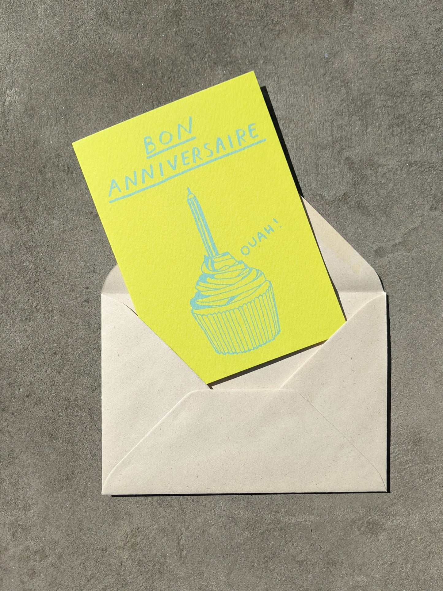 Bon Anniversaire Card