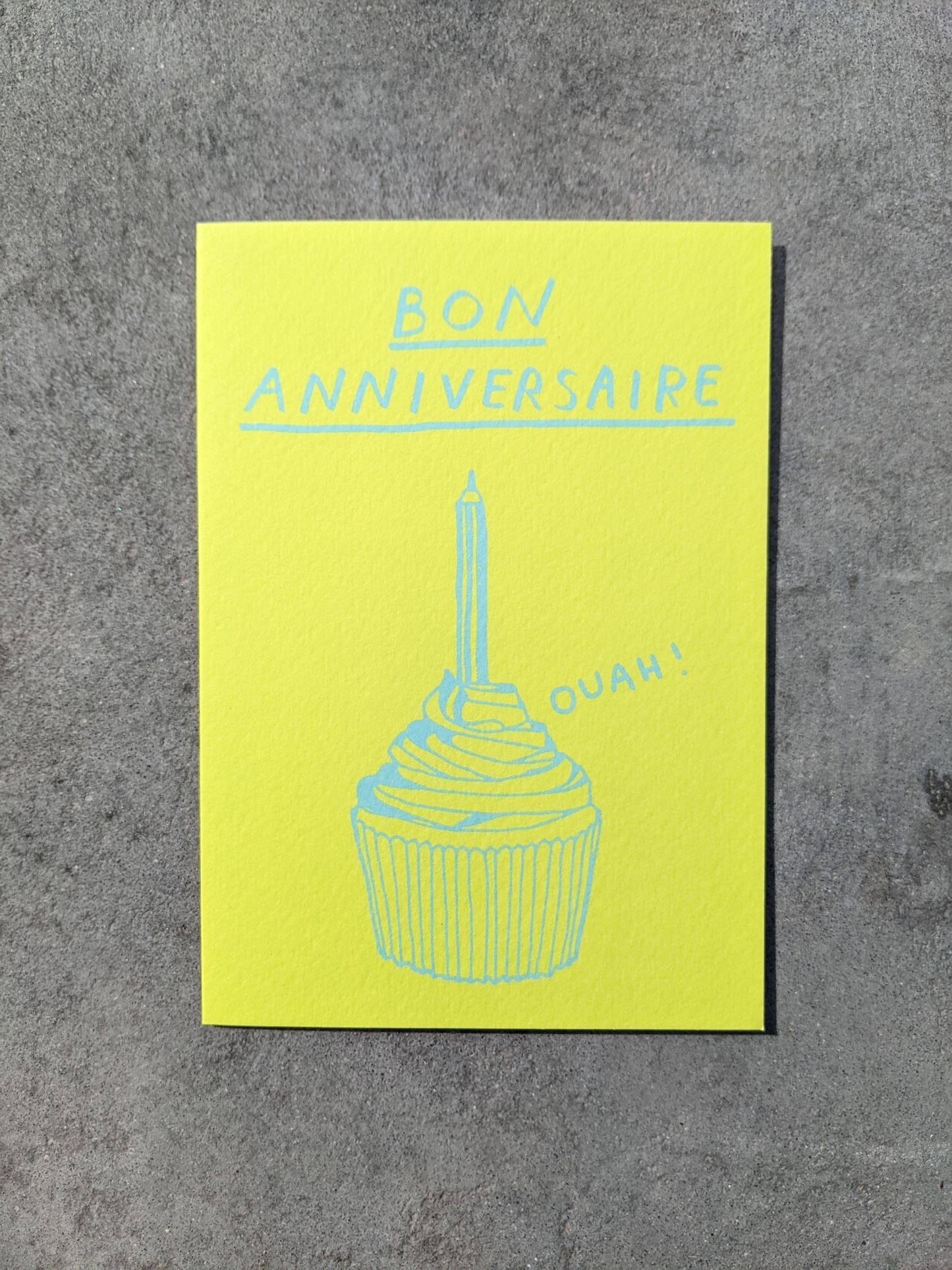 Bon Anniversaire Card