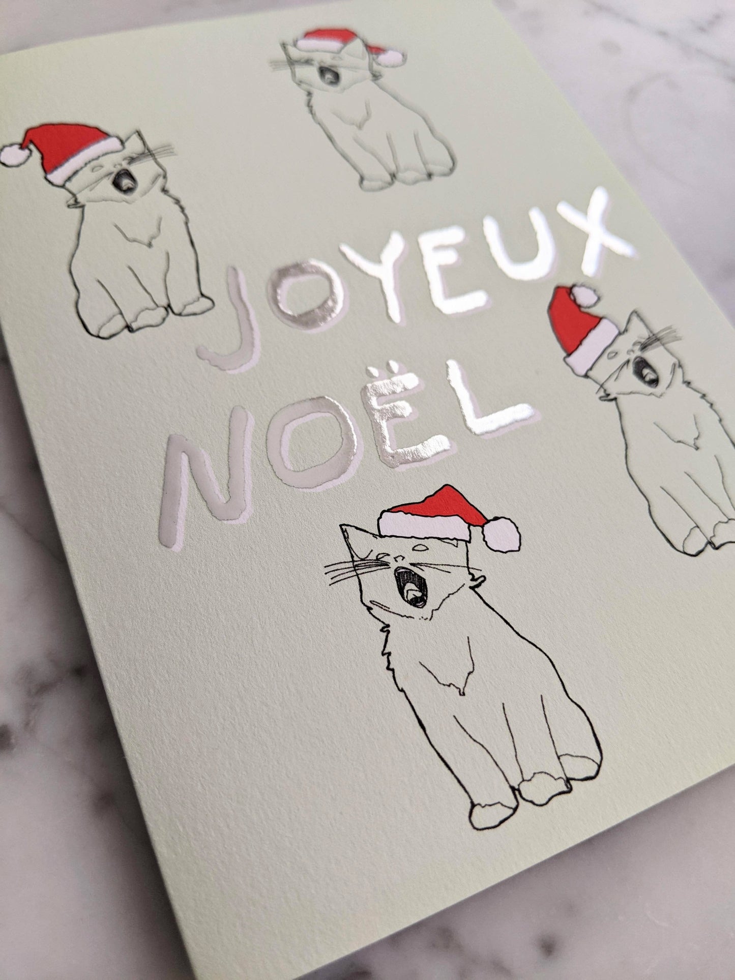 Joyeux Noël Kittens Card