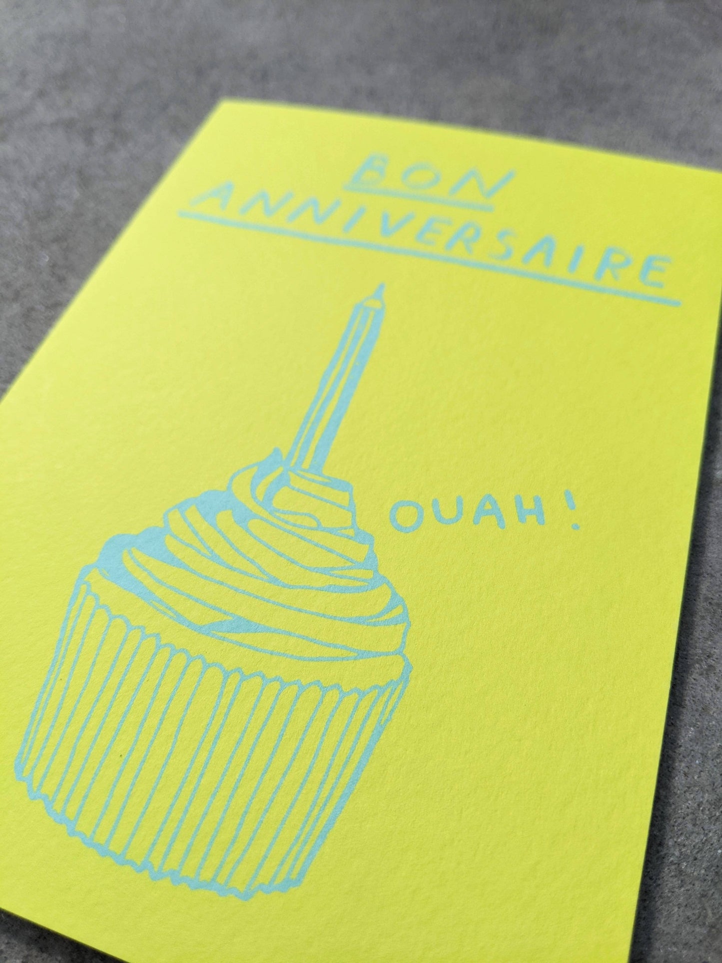 Bon Anniversaire Card