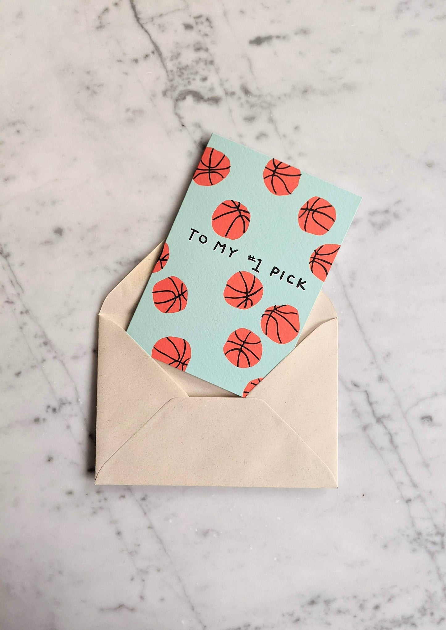 To My Number One Pick, Basketballs Card