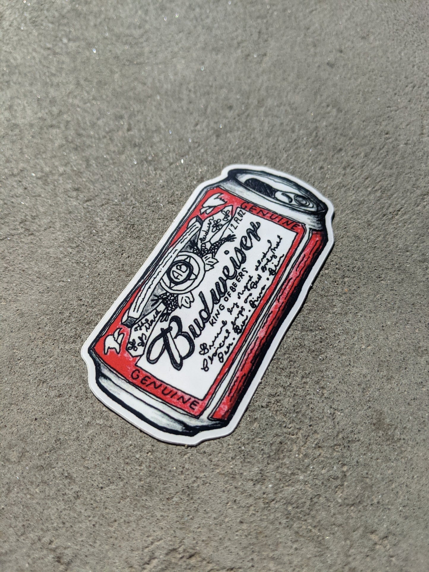 Baby beer sticker