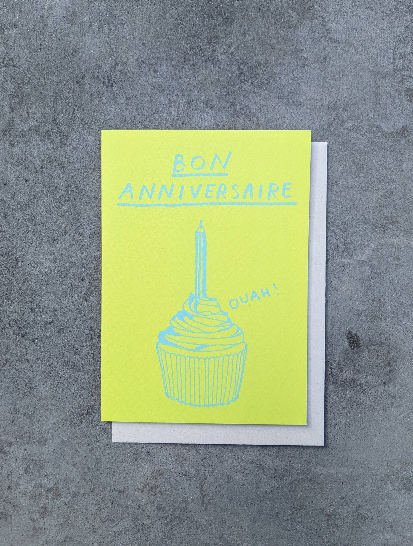 Bon Anniversaire Card