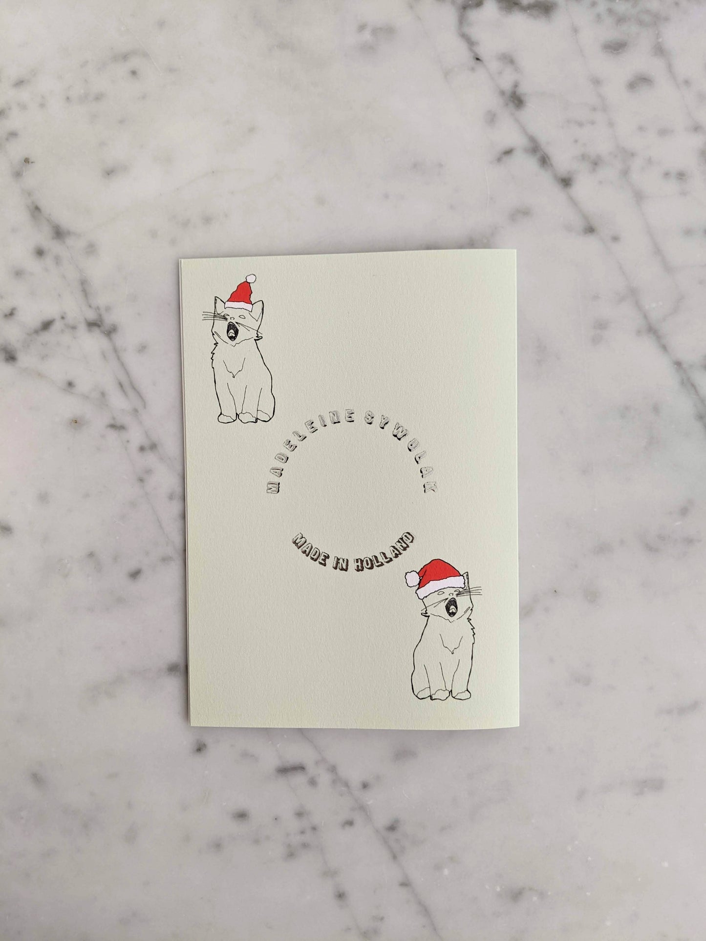 Merry Christmas Kittens Card