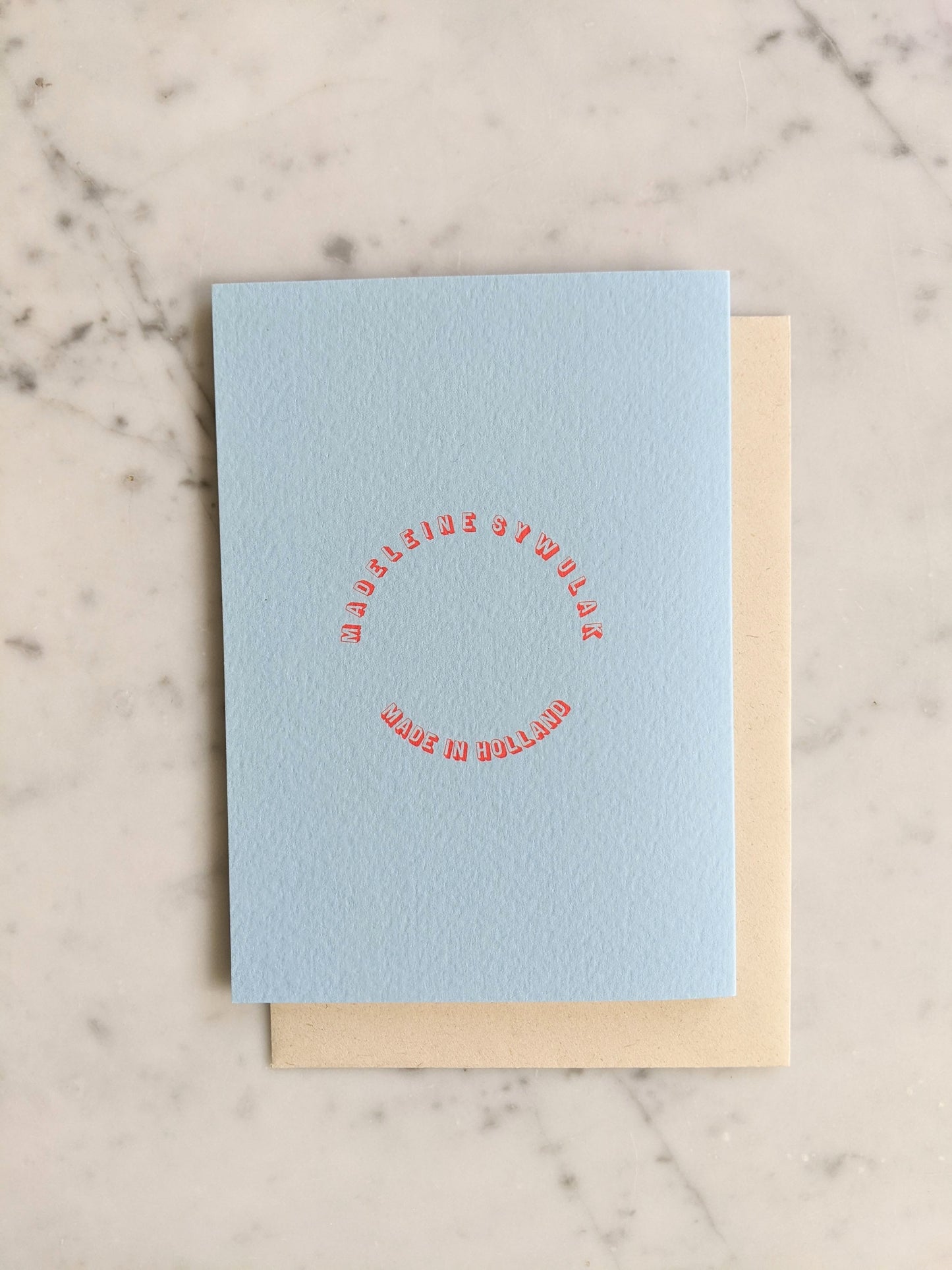 Happy Birthday Cupcake Light Blue Card