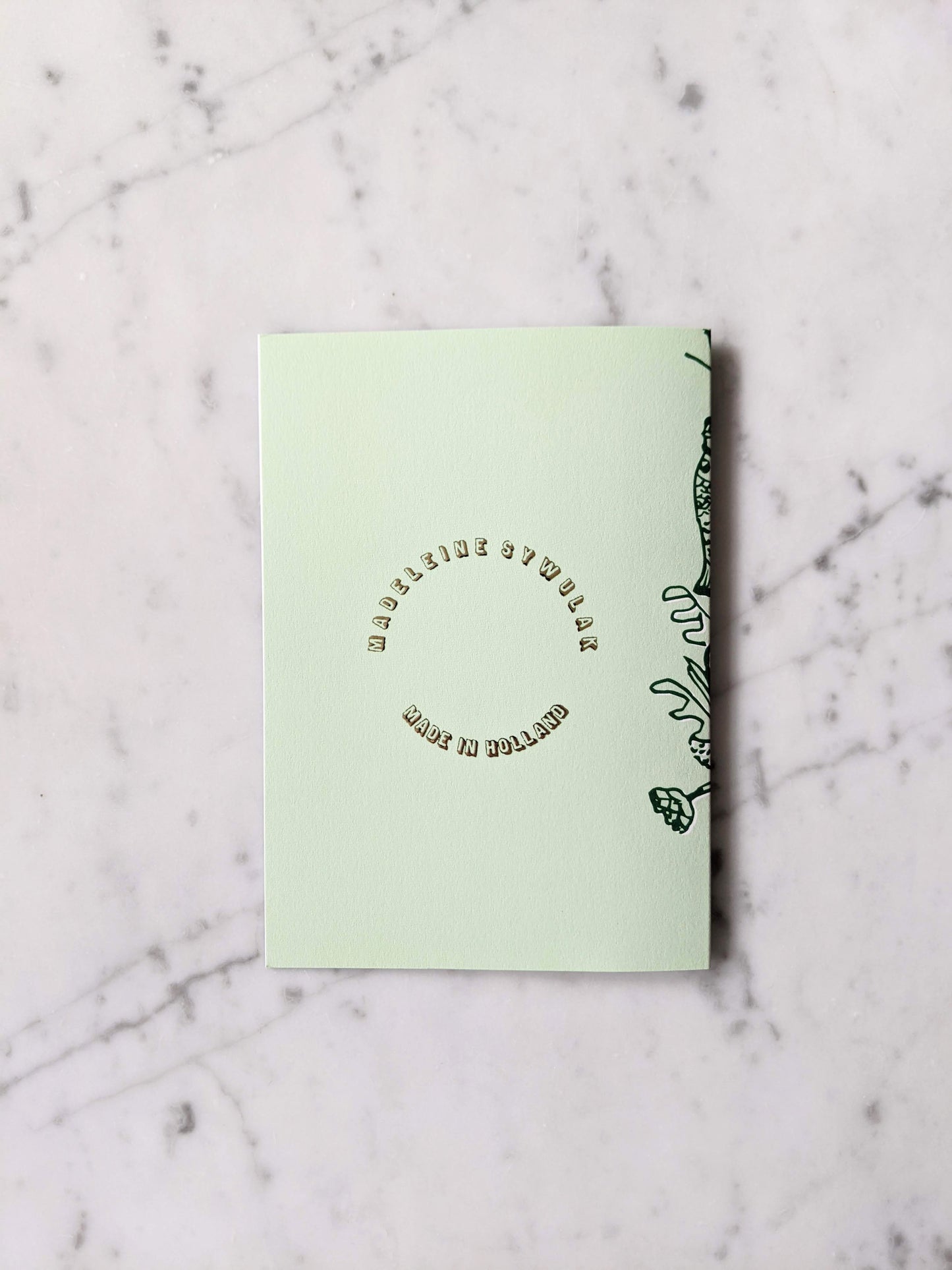 Eat & Be Merry Card - Green