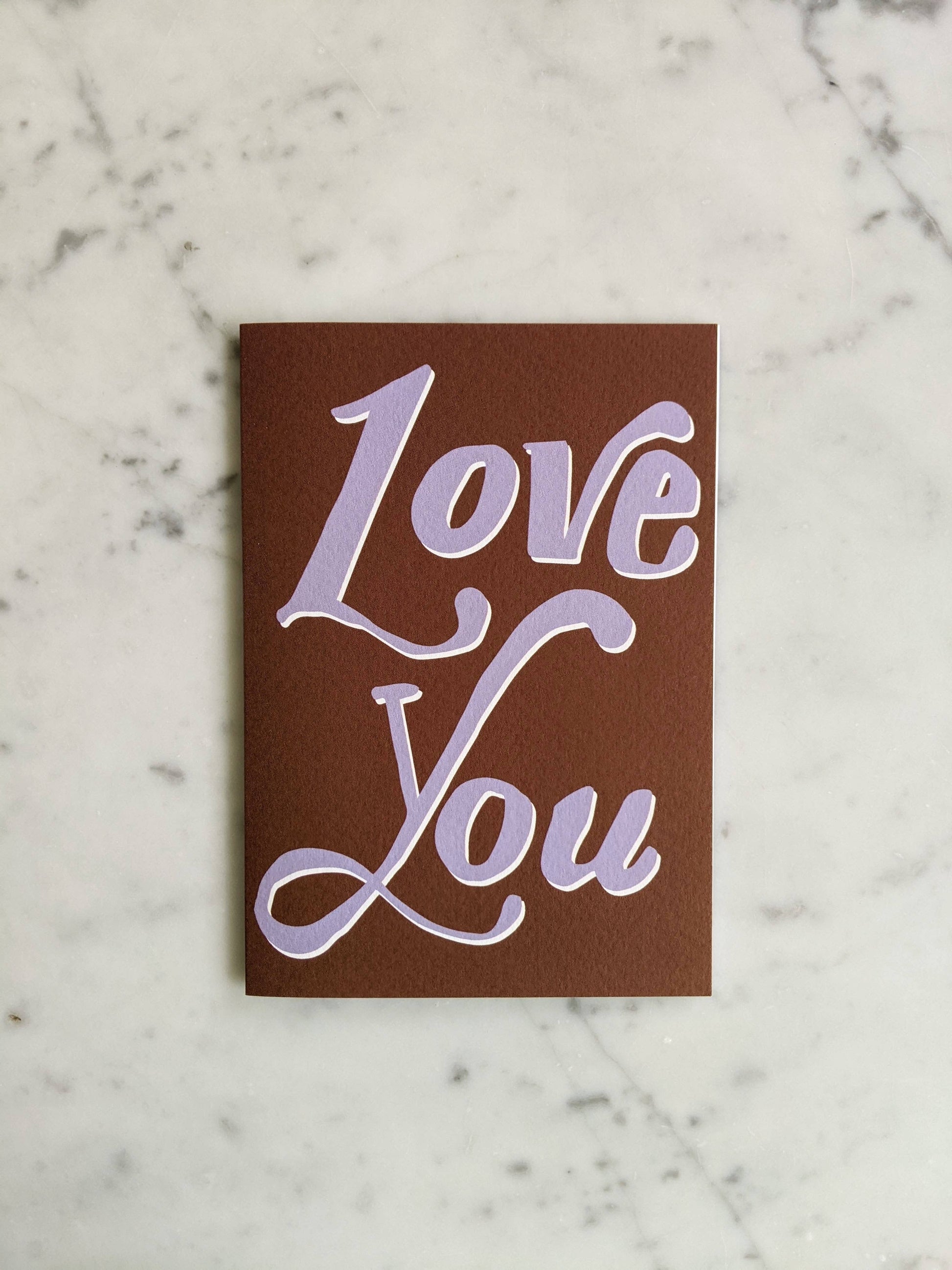 Script Love You Card