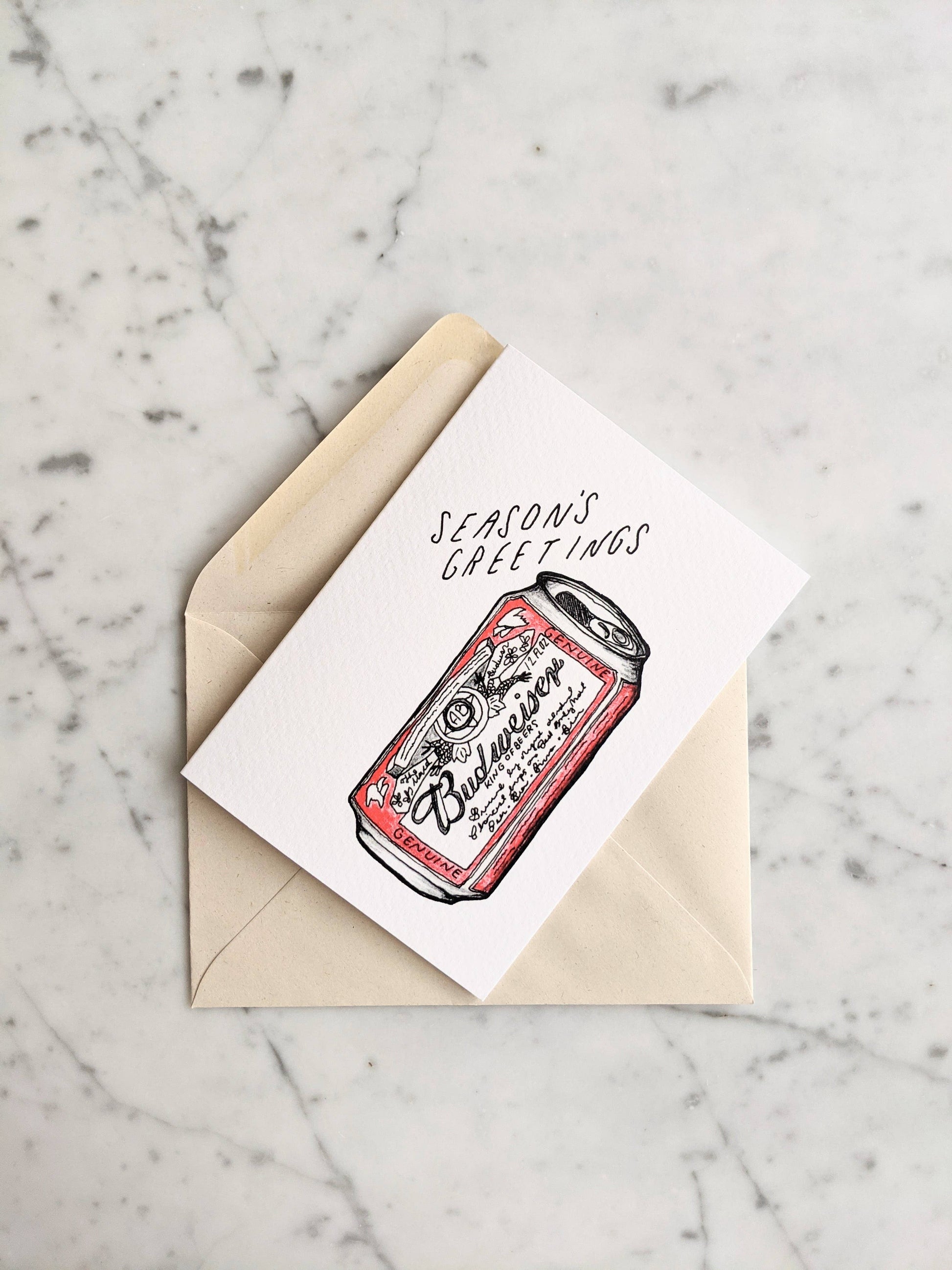 Season's Greetings Beer Card