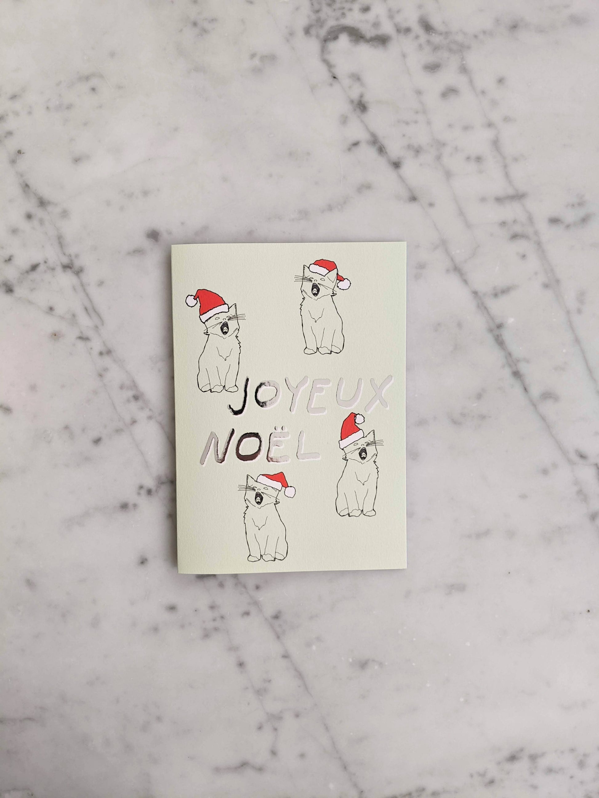 Joyeux Noël Kittens Card