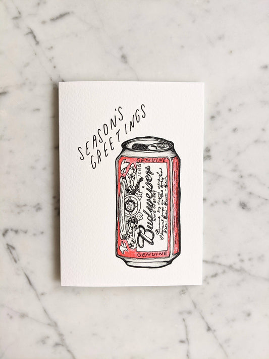 Season's Greetings Beer Card