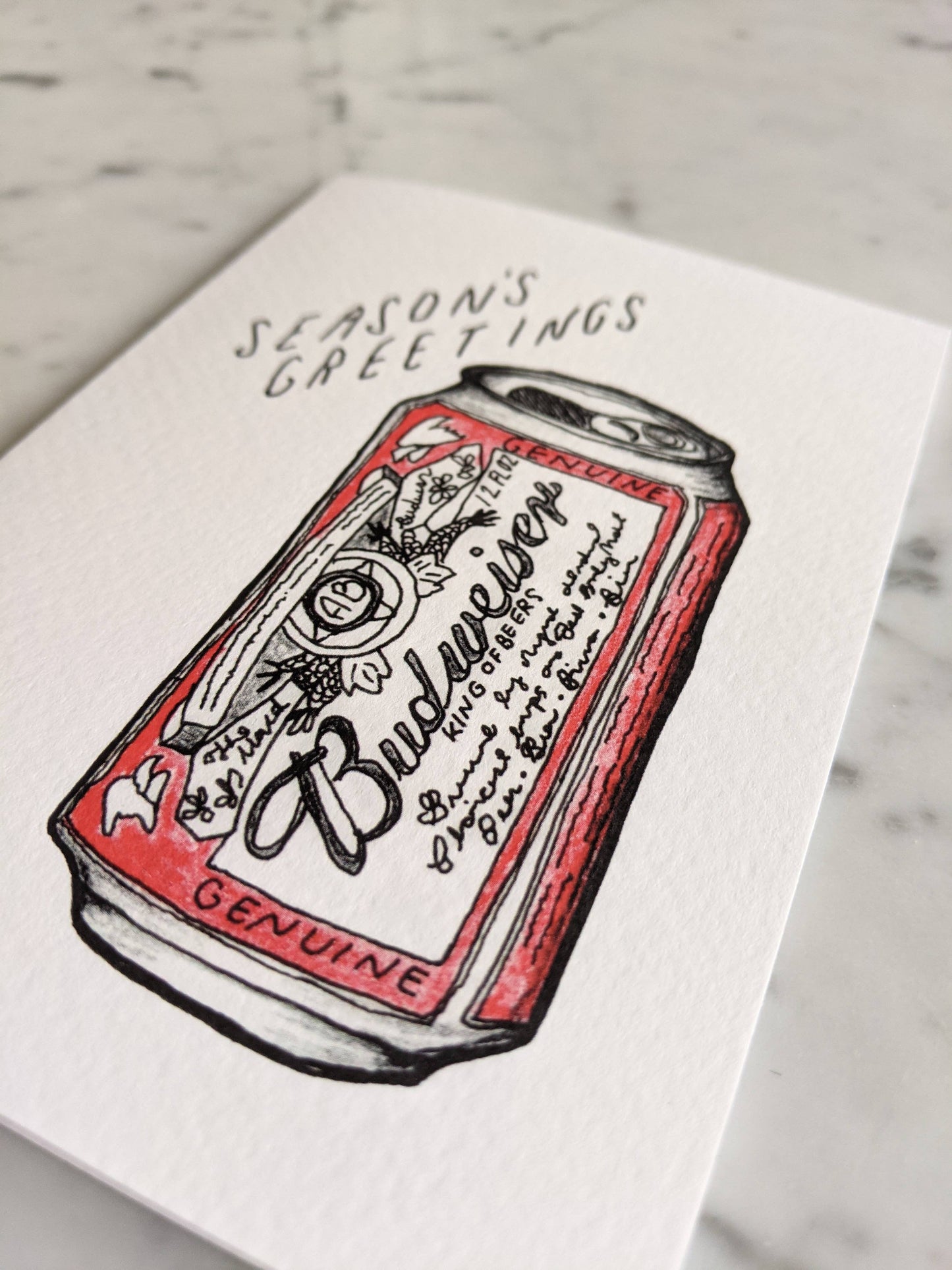 Season's Greetings Beer Card